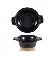 Igneous Black Topf mit Griffen tief 14cm 40cl