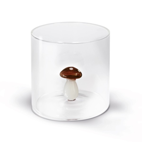Glas aus Borosilikat 250ml Pilzen