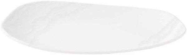Tide White Opal Organic Oblong Platte 26x15cm