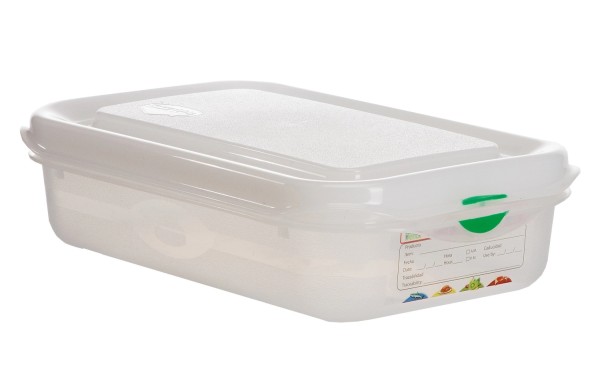 Frischhaltebox GN1/4 6.5cm 1.8lt mit Deckel und Clips
