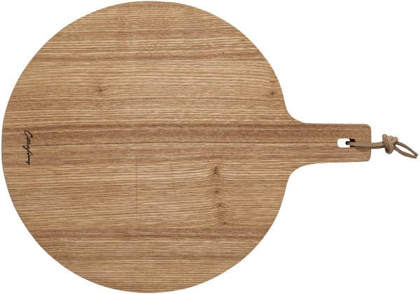 Eichenholz-Servier- und Schneidebrett, 43 x 34 x 2,2 cm