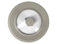 Bratdeckel L ø 31 cm taupe