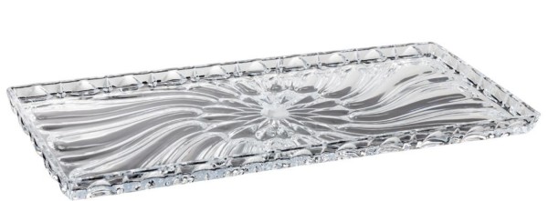 Stollen- und Kuchenplatte, Polystyrol, 36x15.5x1.6cm
