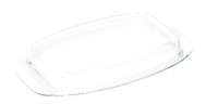 Glasdeckel eckig 21x33cm zu Bräter