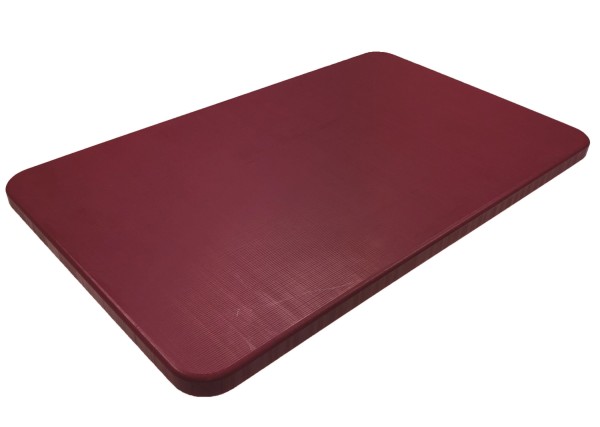 Schneidebrett GN 1/1 H2cm rot ohne Saftrille