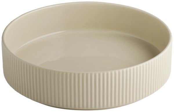 The Grid Teller / Schale D23cm H6cm sand
