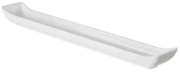 Schale MINI 35x4,5cm, H3cm weiss