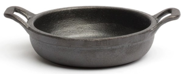 Gusseisenpfanne Mini rund D: 12.2cm H: 3cm
