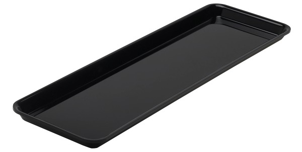 Rechteckige Schale GN2/4 53x16.2x1.7cm schwarz