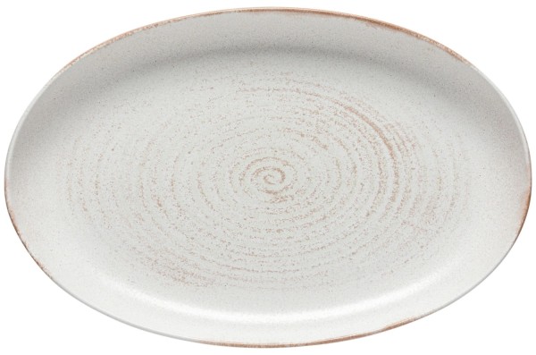 Vermont Platte oval tief 40.8x26.3cm H4.5cm cream