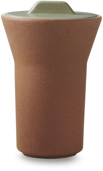 Contre-Jour Aromabecher mit Deckel 190ml almond grün