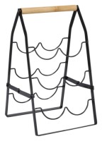 Weinregal f. 6 Flaschen sw