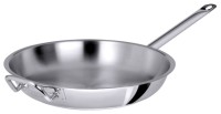 Bratpfanne unbeschichtet Ø40cm, mit Gegengriff, Induktion