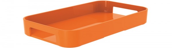 Gallery Tablett Mini orange 33x19 cm