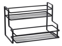 Regal Met. schwarz 20x26x17 cm