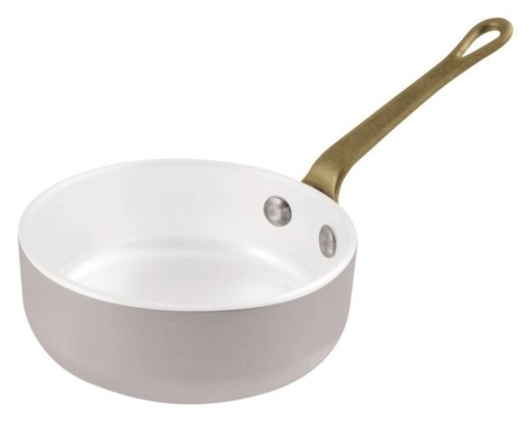 Stielkasserole beschichtet D10cm H4cm 0.3l Alu weiss