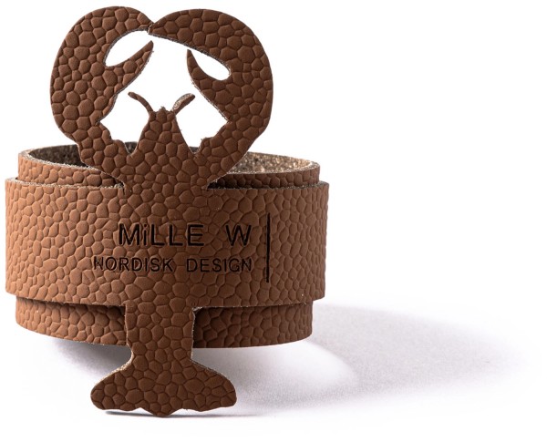 Serviettenring Hummer cognac