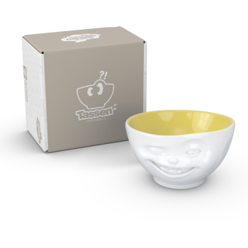 FiftyEight Schale zwinkernd 500 ml, safran innen