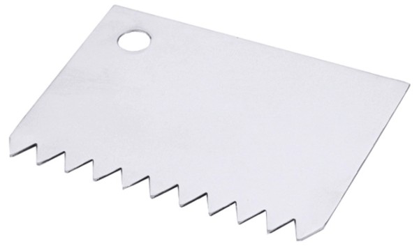 Kammschaber, Edelstahl 11x8 cm