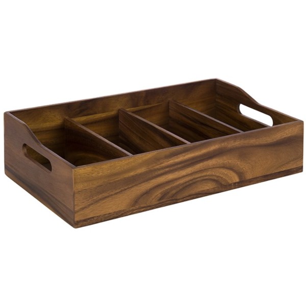 Besteckbehälter ACACIA 51x28cm H13cm Akazienholz