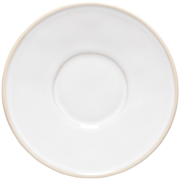 Beja Kaffeeuntertasse D12.5cm H2cm weiss-creme