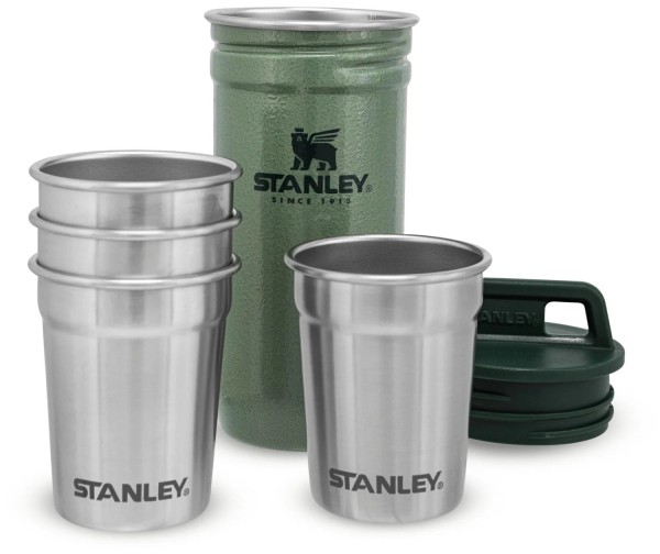 Pre-Party Shot Glas Set 0.059l hammertone green