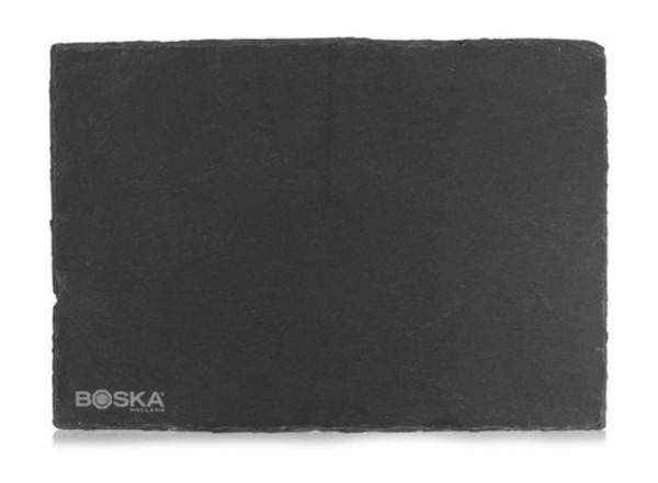 Servierbrett Schiefer L schwarz, 330x230x12mm