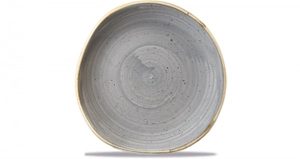 Stonecast Peppercorn Grey Organic Teller flach 18.6cm