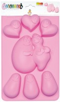 ScrapCooking Silikonbackform Barbapapa