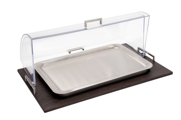 SMILE Aufsatz Dessert/Kaltspeisen (gekühlt) 78x50x29cm Wenge