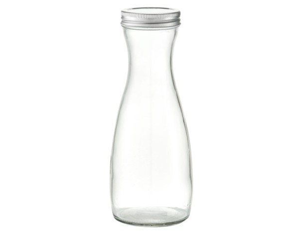 Glaskaraffe mit Deckel 950ml