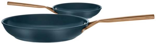 2er Set Milano Bratpfanne 24 + 28cm Navy