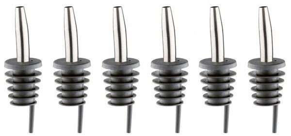 6er Set Gastro-Ausgiesser kurze Form