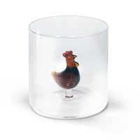Glas aus Borosilikat 250ml Hahn