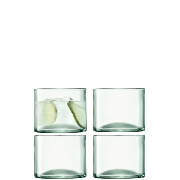 4er Set Canopy Trinkbecher 270ml recyceltes Glas