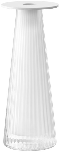 Beacon Kerzenständer H22cm weiss chalkweiss