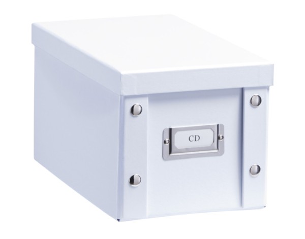 CD-Box Karton weiss 28x16.5cm