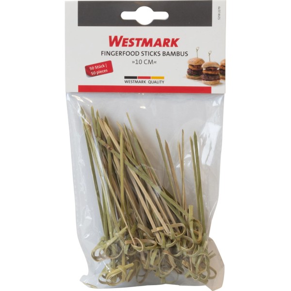 50er Set Fingerfood Sticks Bambus, 10cm