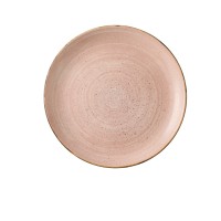 Stonecast Raw Terracotta Coupe Teller flach 28.8cm