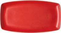Pottery Unique Red Platte rechteckig 36x20cm