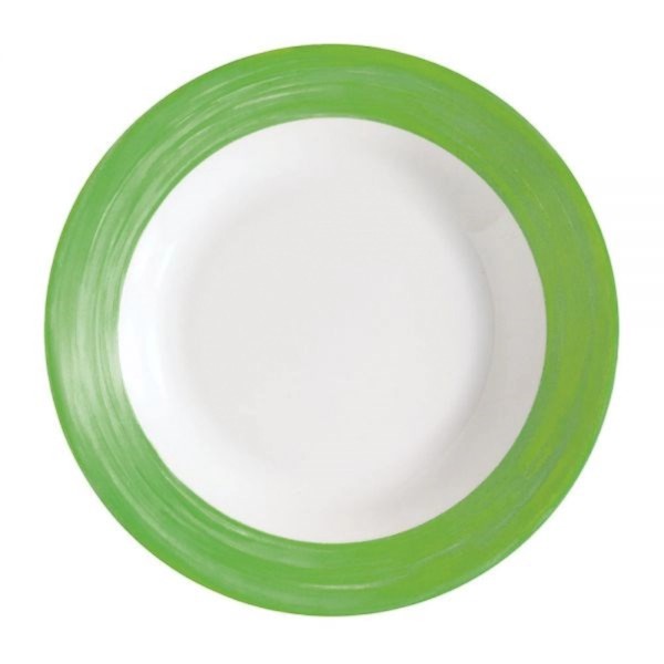 Brush Dessertteller grün, D 19cm