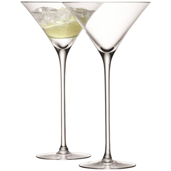 2er Set Bar Cocktailglas 275ml transparent