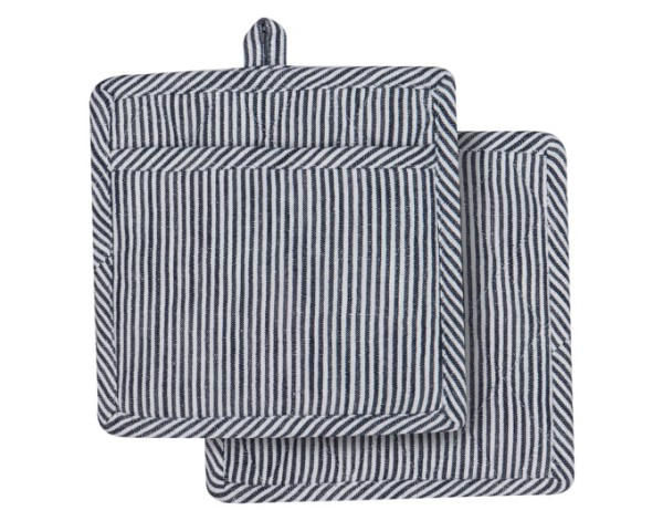 Topflappen navy 19x19 2Stk.