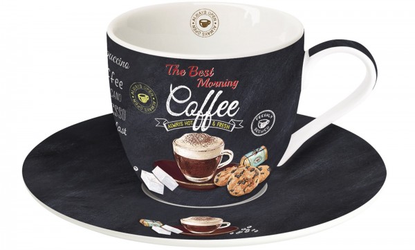 It's coffee time Cappuccino-Obere u. Untere, 250 ml, braun