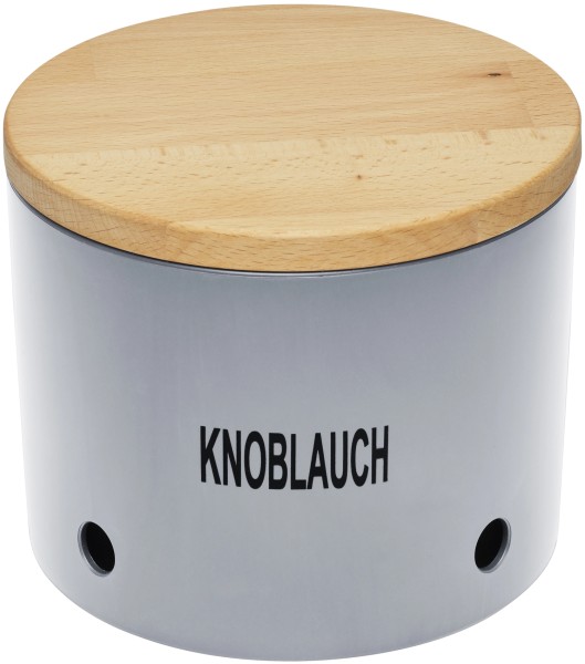 Knoblauchtopf Biopolymer 15.6x10.7cm silber