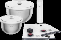 9tlg. Fresh & Save Bowls Vakuum Starter Set, Edelstahl