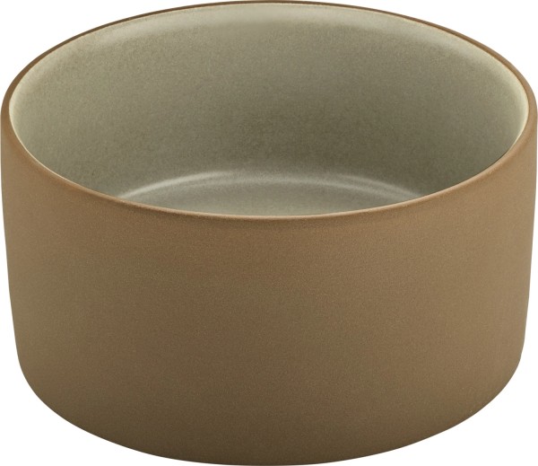 Playground 2in1 Bowl Plateau beige grau 16cm H8.3cm