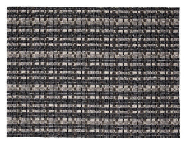 Tischset Edel, eckig, anthrazit, silber, 32x42cm
