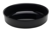Runde Schüssel D30x6.5cm schwarz