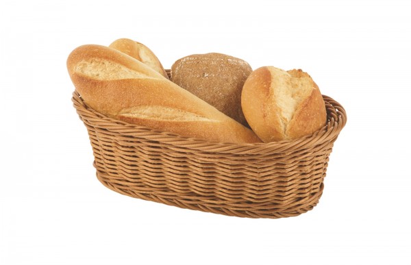 Brot und Obstkorb oval, ca.23x17cm, H8.5cm